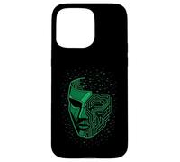 Maschera di sicurezza Cyberpunk Glitch Futuristic Techwear Estetica Custodia per iPhone 15 Pro Max