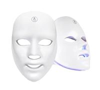 Maschera di terapia senza fili LED per viso e collo con luce a LED, 8 ospiti e 7 colori, anti-invecchiamento per le rughe, regali per gli amanti della bellezza