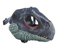 Jurassic World - Il Dominio Maschera di Dinosauro, ispirata al film, con fauci aperte, fattezze e colori realistici, aperture per occhi e naso e cinturino per fissarla, costume regalo da 4+ anni GWY33
