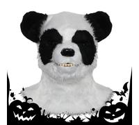 Maschera Divertente Cappuccio a Forma di Orso in Peluche Realistico e