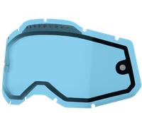Maschera Dual Lens 100% Accuri 2/Racecraft 2/Strata 2 Ventilata Blu 51008-607-01