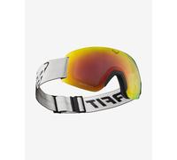 Maschera Dynafit Speed bianca con lente specchiata rosso giallo