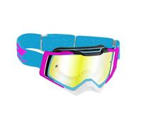 Maschera e occhiali sensibili alla luce antigraffio/anti-U.V./anti-buee Progrip 3309 Fl Rapid Bleu