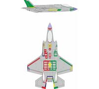 MASCHERA EDUARD CX693 F-35A RIVESTIMENTO RAM ANTICIPATO (PER KIT REVELL) 1/72