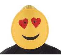 Maschera Emoji Cuori Sorridenti