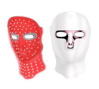 Maschera facciale a LED a 7 colori Viso e collo Photon Ringiovanimento della pelle Sbiancamento, Antirughe, illuminante, Anti-età ricaricabile Cura del viso Trattamento di bellezza