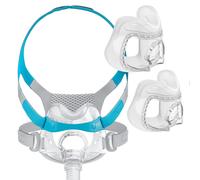 Maschera facciale completa Fisher & Paykel Evora - Maschera per terapia del sonno CPAP a copertura totale del viso - Confezione adattabile con tutte e 3 le taglie