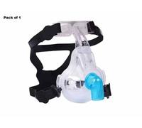 Maschera facciale completa ventilata BIPAP taglia small, medium, large confez...