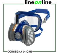 GVS SPR673 Maschera Elipse Integra Low Profile con Filtri A2P3 per Gas e Vapori Organici sino a 5000 ppm e polveri, S/M