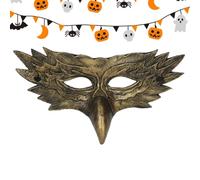 Maschera Facciale Halloween a Forma di Volto di Accessorio per Costume | Maschera Aquila A Mezzo Viso Per Masquerade, Giochi Di Ruolo, Teatro E Travestimenti