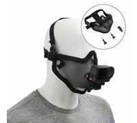 Maschera facciale in rete con supporto comodo e regolabile per la corsa