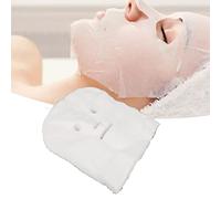 Maschera Facciale Monouso in Cotone Bianco per SPA e Saloni di Bellezza, Facile Applicare, Igienica e Conveniente, Professionale per Pulizia Viso, Comfort Assicurato