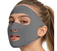 Maschera facciale riutilizzabile con passanti per le orecchie, per ciclismo, sport all'aria aperta, corsa, moto, falciatura del prato