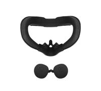 Maschera Facciale Traspirante di Ricambio per Quest 2, Supporto In Schiuma 3 In 1 con Cappucci per Joystick per Quest2