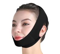 Maschera Face Lifting, cintura di sollevamento doppio mento, maschera V , medicazione per lifting del viso, riduttore doppio mento, fascia snellente per viso, cinghia per viso, cinghia per