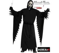Maschera Fantasma Scream Licenziata Per Bambini E Adulti Per Halloween