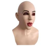 Maschera femminile in lattice,Maschera in lattice calvo di Halloween per le donne | Copricapo di Halloween, Copertine per facce buffe, Masque per decorazioni in per feste Cosplay, Puntelli per