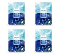 Maschera foglio effetto sinergico Deoproce Color collagene blu e alghe 20 g ...