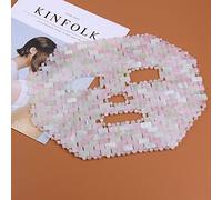 Maschera for il viso in giada Maschere in cristallo di pietra naturale Occhi freddi Viso SPA Massaggiatore Strumenti for la cura della pelle di bellezza, Maschera in opalite raccolta domiciliare(Color