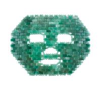 Maschera for il viso in giada Maschere in cristallo di pietra naturale Occhi freddi Viso SPA Massaggiatore Strumenti for la cura della pelle di bellezza, Maschera in opalite decorazioni per la casa(Co