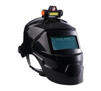 Maschera for saldatore for for saldatura con faro ricaricabile Maschera for saldatura elettrica con oscuramento automatico for processo di taglio con molatura della saldatura ad(Groen)