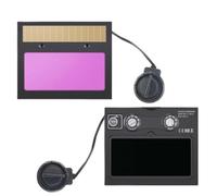 Maschera for saldatore nera for saldatura di sicurezza a prova spruzzi auto oscurante solare for alimentata ad aria for alimentato(Only E93Z Filter)