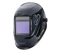 Maschera for saldatura 1/1/1/1 for oscurante automatico 100x97mm Visualizzazione ampia TRUE Color 4 sensori for saldatrice MIG MAG MMA(UN109 Silver Dots)