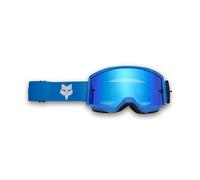 MASCHERA FOX MAIN CORE BLU FLUORESCENTE CON SPALLINA