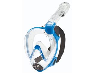 Maschera Full Mask Cressi Sub Baron Trasp/Blue XS per Ragazzi