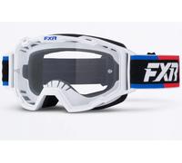 MASCHERA FXR MAVERICK PRIME Patriot Moto Cross/Enduro Lente Precurvata