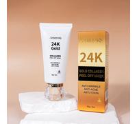 Maschera Gel Spa Peel Off Acido Ialuronico, Oro 24k, Siero Maschera Vitamina C