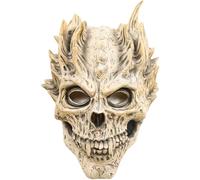 Maschera Ghostface, Maschera per cranio full cranio in lattice Horror pazzo di Halloween per gli accessori per costumi
