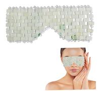 Maschera giada, maschera per gli occhi di giada, occhio di massaggino roll-on anti-rughe, comfort e liscio per alleviare il gonfiore, rilassamento del viso, alleviare gli occhi, emicrania, meditazion