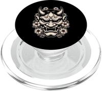 Maschera giapponese del diavolo Hannya Oni Maschera Yokai Oni PopSockets PopGrip per MagSafe