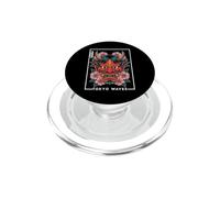 Maschera giapponese del diavolo Yokai del diavolo Hannya Giappone Oni PopSockets PopGrip per MagSafe