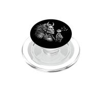 Maschera giapponese Oni Dente di leone Demone Cultura Giappone Souvenir PopSockets PopGrip per MagSafe
