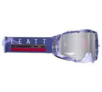 Leatt Velocity 6.5 Iriz Ice Giraffe Occhiali da motocross, rosso-blu