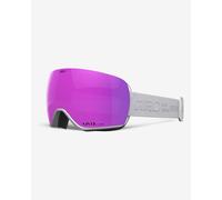 Maschera Giro Article II Rails bianca con lente VIVID Pink
