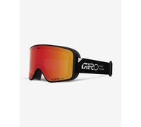 Giro - Maschera da sci da uomo - Method Black Stacked Vivid Ember/Infrared - Nero
