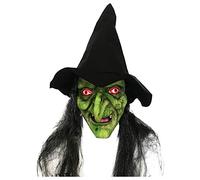 Maschera Halloween Adulti Horror, Maschera Inquietante La Maschera Della Strega, Maschere Spaventose Realizzata in Lattice per Feste di Halloween e Carnevale (3-Multicolor, One Size)
