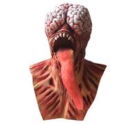 Maschera Halloween Horror, Maschera Inquietante Monster, Maschere Spaventose Realizzata in Lattice per Adulti, Uomini e Donne, Feste di Halloween e Carnevale (AS SHOW #5, One Size)
