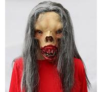 Maschera Halloween Horror Per Adulti,Maschere Spaventose In Lattice,Ghost Face Masks,Maschere Dal Design Traspirante Con Tono Della Pelle Realistico, Morbide Ed Elastiche, Resistenti Allo Strappo (d)