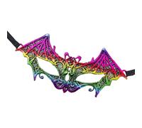 Maschera Halloween Masquerade Donna Travestimento Mezza Faccia In Pizzo