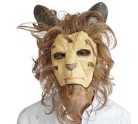 Maschera horror in lattice della Bella e della Bestia, copricapo per Halloween, carnevale, feste in costume