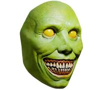 Maschera horror verde per adulti, realistica, in lattice, spaventosa, per Halloween, ideale per cosplay, case infestate e feste terroristiche
