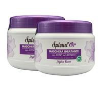 Maschera Idratante Con ACIDO IALURONICO Hydra Booster, Ideale Per Capelli Secchi e Danneggiati. Lascia i Capelli Morbidi e Idratati, Senza Appesantirli 500ml (2 Unità)