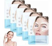 Maschera Idratante Contorno Occhi - Patch Portatili per Occhiaie, Gonfiore e Stanchezza - Lenitivi e Idratanti: Ideali per Chi Fa Tardi la Notte e per Pelli Sensibili (5Pezzo)