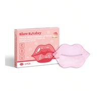 Maschera idratante per le labbra SlowSunday alla pesca, maschera per le labbra da notte, migliora le linee delle labbra, per labbra secche idratanti - nutriente, cosmetica coreana, adatta per l'estate