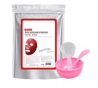 Maschera in Polvere Alla Rosa - Maschera Viso Gel Idratante E Levigante Con Petali Di Rosa Naturale, Effetto Peel-Off per Pelle Morbida E Rivitalizzata, 1000g Con Accessori Crystal Soft Film Powder