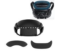 Maschera in spugna per DJI Avata 2, 3 cuscinetti anteriori in schiuma, comodo cuscino in cotone PU, riduce la pressione della testa, supporto Avata 2 occhiali 3 accessori (grigio)